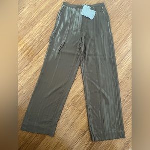 Tailored Jacquard Stripe Pants